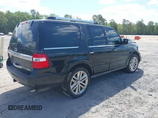 2015 Ford Expedition Platinum with VIN 1FMJU1MT1FEF12442, listed as a IAAI auction lot 42144296 with 150,759 mi miles and . Bid and sale history available at DreamBid. Image 4.