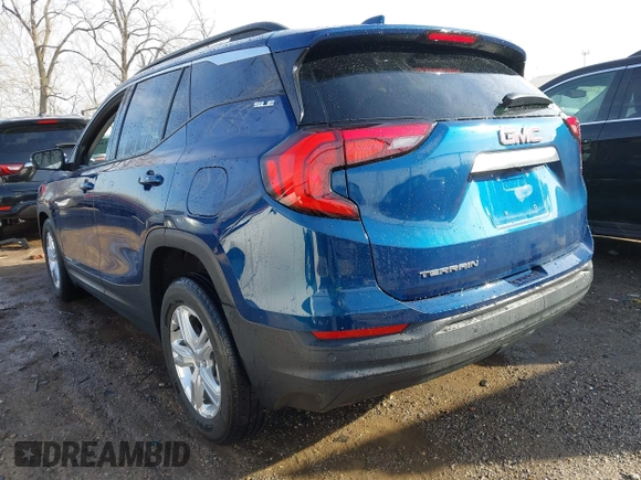 2020 GMC Terrain SLE with VIN 3GKALMEV2LL332234, listed as a IAAI auction lot 41793489 with 65,921 mi miles. Bid and sale history available at carsss.com. Image 3.
