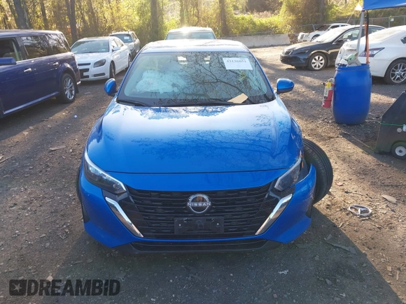 2024 Nissan Sentra SV with VIN 3N1AB8CV9RY345103, listed as a IAAI auction lot 42126051 with 15,702 mi miles and . Bid and sale history available at DreamBid. Image 12.