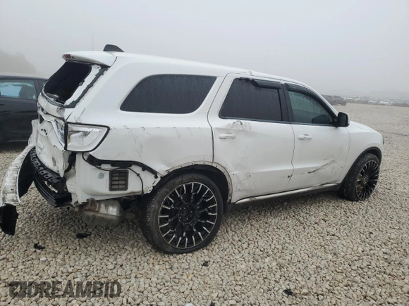 2019 Dodge Durango SXT Plus with VIN 1C4RDHAG5KC754910, listed as a Copart auction lot 43106925 with 104,148 mi miles and Salvage Title. Bid and sale history available at DreamBid. Image 3.