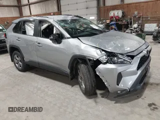 2024 Toyota RAV4 XLE with VIN 2T3P1RFVXRC481050, listed as a IAAI auction lot 42046647 with 11,757 mi miles and . Bid and sale history available at DreamBid. Image 1.