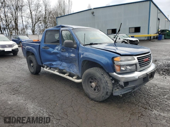 2005 GMC Canyon 1SE SLE Z71 with VIN 1GTDS136658213688, listed as a Copart auction lot 46494885 with 162,209 mi miles and Salvage Title. Bid and sale history available at carsss.com. Image 4.