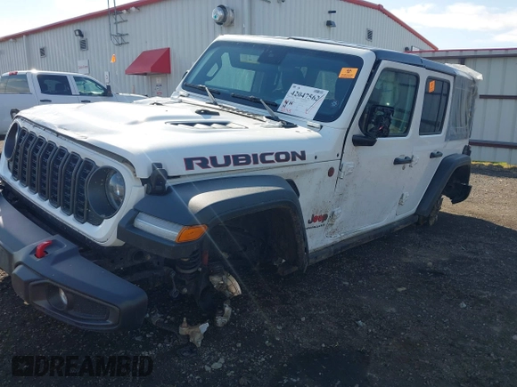 2024 Jeep Wrangler Rubicon with VIN 1C4PJXFG9RW307699, listed as a IAAI auction lot 42047562 with Not Provided miles. Bid and sale history available at carsss.com. Image 17.