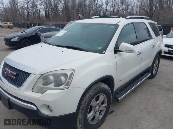 2009 GMC Acadia SLT1 with VIN 1GKER23D49J134950, listed as a IAAI auction lot 41544153 with 205,314 mi miles. Bid and sale history available at carsss.com. Image 2.