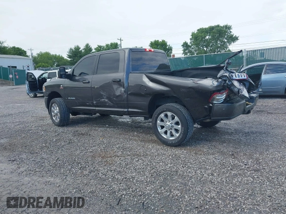 2023 Ram 2500 Big Horn with VIN 3C6UR5DL5PG628593, listed as a IAAI auction lot 42361042 with 38,821 mi miles and . Bid and sale history available at DreamBid. Image 3.