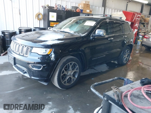 2020 Jeep Grand Cherokee Overland with VIN 1C4RJFCG6LC435298, listed as a IAAI auction lot 41378617 with 58,000 mi miles. Bid and sale history available at carsss.com. Image 17.