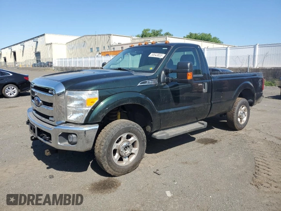 2013 Ford F-250 XL with VIN 1FTBF2B68DEA82735, listed as a Copart auction lot 58543855 with 106,710 mi miles and Salvage title. Bid and sale history available at DreamBid. Image 1.