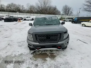 2024 Nissan Titan Pro-4X with VIN 1N6AA1ED1RN115335, listed as a Copart auction lot 42597585 with 5,381 mi miles and Salvage title. Bid and sale history available at DreamBid. Image 10.