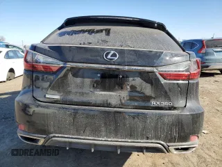 2021 Lexus RX 350 F Sport with VIN 2T2SZMDAXMC285354, listed as a Copart auction lot 42244595 with 41,779 mi miles and Salvage title. Bid and sale history available at DreamBid. Image 6.