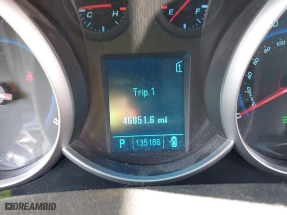 2011 Chevrolet Cruze LT w/1LT with VIN 1G1PF5S94B7114012, listed as a IAAI auction lot 42068096 with 135,186 mi miles. Bid and sale history available at carsss.com. Image 7.