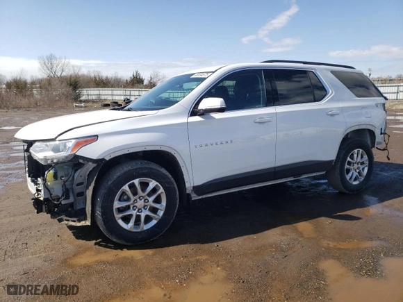 2020 Chevrolet Traverse LT Cloth with VIN 1GNERGKW1LJ237382, listed as a Copart auction lot 48004675 with 63,489 mi miles and Salvage Title. Bid and sale history available at carsss.com. Image 1.