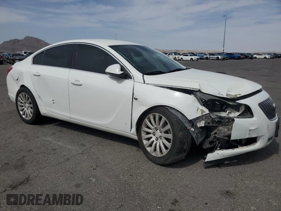 2011 Buick Regal CXL RL1 with VIN W04GN5EC2B1034061, listed as a Copart auction lot 56745145 with 133,438 mi miles and Salvage title. Bid and sale history available at DreamBid. Image 4.