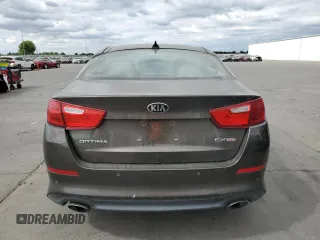 2015 Kia Optima EX with VIN 5XXGN4A70FG400845, listed as a Copart auction lot 54606275 with 144,953 mi miles and Clean Title. Bid and sale history available at carsss.com. Image 6.