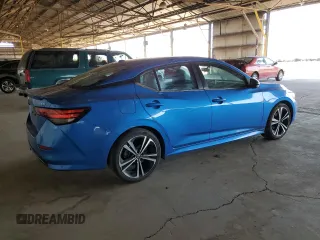 2021 Nissan Sentra SR z VIN 3N1AB8DV7MY327125, wystawiony jako Copart lot #59813715 z przebiegiem 24 576 mil mil oraz Szkoda całkowita • Salvage title. Historia ofert i sprzedaży dostępna na DreamBid. Obrazek 3.