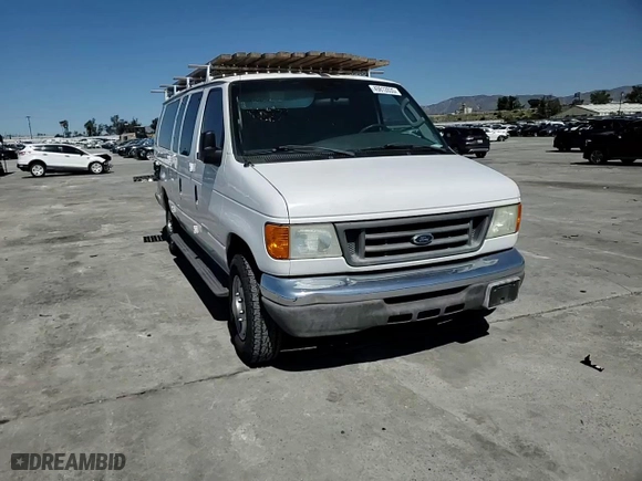 2007 Ford Econoline Wagon XL with VIN 1FBSS31L77DB35609, listed as a Copart auction lot 49812835 with 379,167 mi miles and Salvage Title. Bid and sale history available at carsss.com. Image 12.