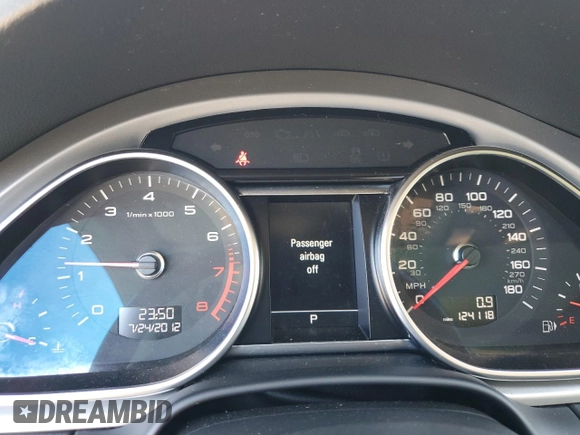 2013 Audi Q7 Premium Plus z VIN WA1LGAFE2DD015433, wystawiony jako Copart lot #66265735 z przebiegiem 124 118 mil mil oraz Czysty tytuł • Clean title. Historia ofert i sprzedaży dostępna na DreamBid. Obrazek 9.