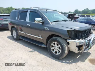 2005 Nissan Armada SE z VIN 5N1AA08B35N716999, wystawiony jako IAAI lot #42389230 z przebiegiem 185 588 mil mil oraz . Historia ofert i sprzedaży dostępna na DreamBid. Obrazek 1.
