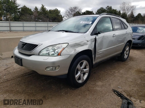 2008 Lexus RX with VIN 2T2HK31U58C053242, listed as a Copart auction lot 52767645 with 111,942 mi miles and Salvage Title. Bid and sale history available at carsss.com. Image 1.