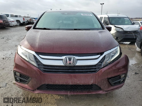 2019 Honda Odyssey EX with VIN 5FNRL6H51KB090958, listed as a Copart auction lot 46678835 with 95,664 mi miles and Salvage Title. Bid and sale history available at carsss.com. Image 5.