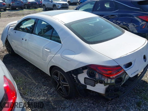 2022 Mercedes-Benz CLA 35 AMG with VIN W1K5J5BB8NN312100, listed as a IAAI auction lot 41117904 with 37,593 mi miles and . Bid and sale history available at DreamBid. Image 3.
