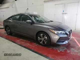 2020 Nissan Sentra SV with VIN 3N1AB8CV4LY237902, listed as a Copart auction lot 51640085 with 51,306 mi miles and Salvage Title. Bid and sale history available at carsss.com. Image 4.