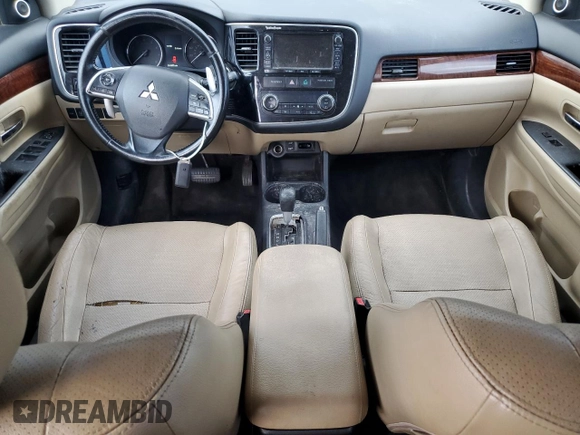 2015 Mitsubishi Outlander GT with VIN JA4JZ4AX9FZ014362, listed as a Copart auction lot 65437235 with 164,605 mi miles and Clean title. Bid and sale history available at DreamBid. Image 8.
