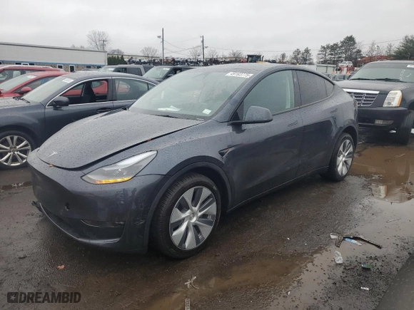2024 Tesla Model Y Long Range with VIN 7SAYGDEE0RA250394, listed as a Copart auction lot 49163775 with 0 mi miles and Salvage Title. Bid and sale history available at carsss.com. Image 1.