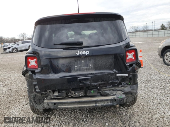 2018 Jeep Renegade Latitude with VIN ZACCJABB6JPH79379, listed as a Copart auction lot 50991485 with 83,305 mi miles and Salvage Title. Bid and sale history available at carsss.com. Image 6.