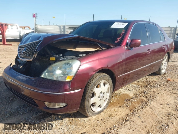 2001 Lexus LS 430 with VIN JTHBN30F310013325, listed as a IAAI auction lot 41967567 with 244,685 mi miles. Bid and sale history available at carsss.com. Image 2.