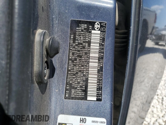 2016 Toyota Corolla L with VIN 5YFBURHE7GP491782, listed as a Copart auction lot 50558215 with 135,049 mi miles and Salvage Title. Bid and sale history available at DreamBid. Image 12.