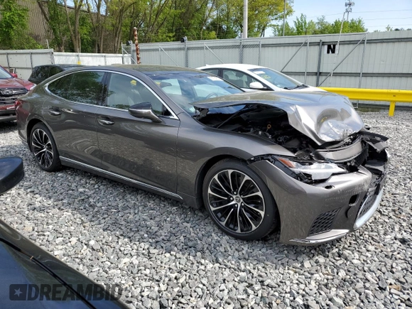 2022 Lexus LS с VIN JTHG5LGF5N5010463, выставлен на аукционе Copart как лот 56754505 с пробегом 31 473 миль миль и Списание • Salvage title. История ставок и продаж доступна на DreamBid. Изображение 4.