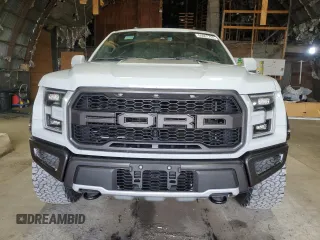 2017 Ford F-150 Raptor with VIN 1FTFW1RG4HFA83875, listed as a Copart auction lot 54001705 with 25,656 mi miles and Salvage Title. Bid and sale history available at carsss.com. Image 5.