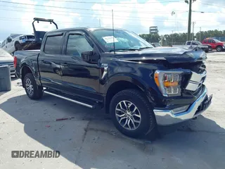 2022 Ford F-150 XL with VIN 1FTFW1E85NFC31347, listed as a IAAI auction lot 42298099 with 27,473 mi miles and . Bid and sale history available at DreamBid. Image 1.