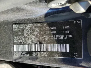 2021 Lexus LX 570 z VIN JTJDY7AX5M4339704, wystawiony jako Copart lot #84139994 z przebiegiem Nie podano mil oraz Czysty tytuł • Clean title. Historia ofert i sprzedaży dostępna na DreamBid. Obrazek 13.