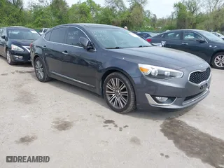 2016 Kia Cadenza Premium with VIN KNALN4D73G5217758, listed as a IAAI auction lot 42134170 with 183,988 mi miles. Bid and sale history available at carsss.com. Image 1.