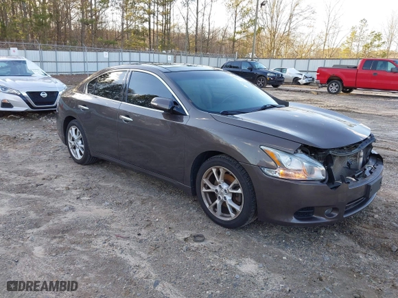 2012 Nissan Maxima 3.5 SV with VIN 1N4AA5AP5CC847535, listed as a IAAI auction lot 41216270 with 60,930 mi miles. Bid and sale history available at carsss.com. Image 1.