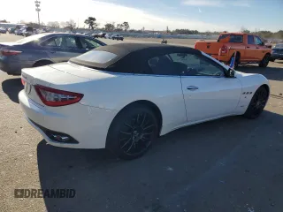 2015 Maserati GranTurismo Sport with VIN ZAM45MMAXF0155477, listed as a Copart auction lot 81116633 with 29,954 mi miles and Salvage title. Bid and sale history available at DreamBid. Image 3.