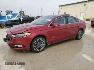 2017 Ford Fusion Energi SE with VIN 3FA6P0PUXHR413821, listed as a Copart auction lot 47833645 with 102,781 mi miles and Salvage Title. Bid and sale history available at carsss.com. Image 1.