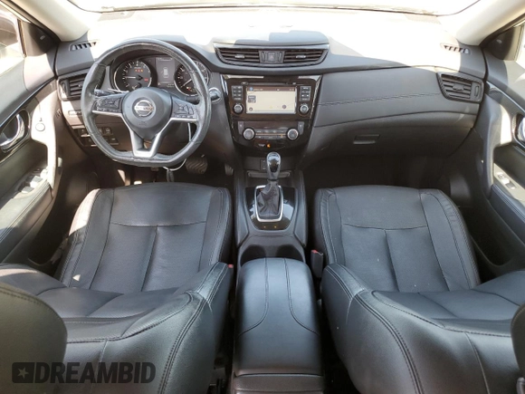 2017 Nissan Rogue SL with VIN 5N1AT2MT3HC751952, listed as a Copart auction lot 60842915 with 75,606 mi miles and Salvage title. Bid and sale history available at DreamBid. Image 8.
