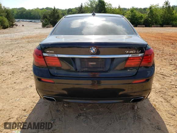 2015 BMW 7 Series 740Li xDrive with VIN WBAYF4C53FGS99237, listed as a Copart auction lot 55128815 with 167,986 mi miles and Clean Title. Bid and sale history available at carsss.com. Image 6.
