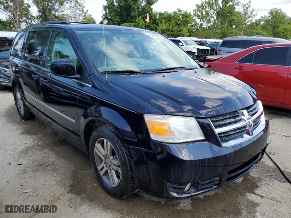 2010 Dodge Grand Caravan SXT with VIN 2D4RN5DXXAR168686, listed as a Copart auction lot 65464994 with 123,340 mi miles and Salvage Title. Bid and sale history available at carsss.com. Image 4.
