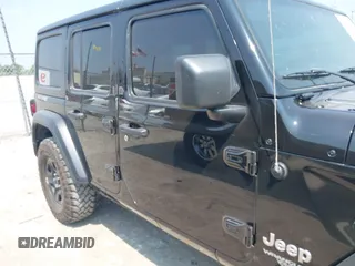 2018 Jeep Wrangler Unlimited Sport S z VIN 1C4HJXDG4JW191470, wystawiony jako IAAI lot #42295447 z przebiegiem 129 024 mil mil oraz . Historia ofert i sprzedaży dostępna na DreamBid. Obrazek 6.