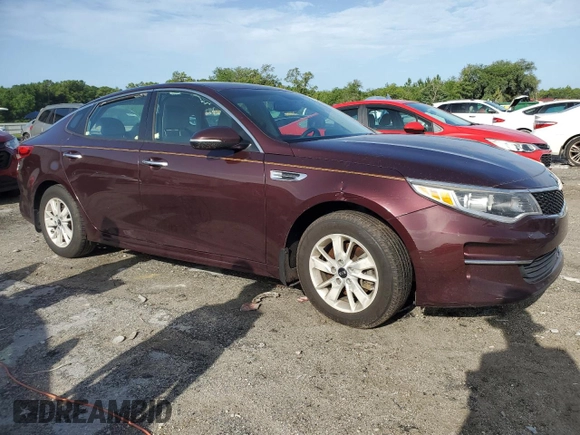 2016 Kia Optima LX z VIN 5XXGT4L39GG038855, wystawiony jako Copart lot #59394245 z przebiegiem 169 825 mil mil oraz Nie do naprawy • Non repairable. Historia ofert i sprzedaży dostępna na DreamBid. Obrazek 4.