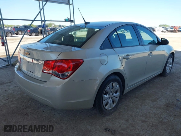 2014 Chevrolet Cruze LS with VIN 1G1PA5SG5E7116532, listed as a IAAI auction lot 41915374 with 143,893 mi miles and . Bid and sale history available at DreamBid. Image 4.