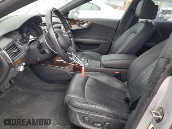 2013 Audi A7 Prestige with VIN WAU3GAFC9DN039773, listed as a Copart auction lot 52095735 with 107,246 mi miles and Salvage title. Bid and sale history available at DreamBid. Image 7.