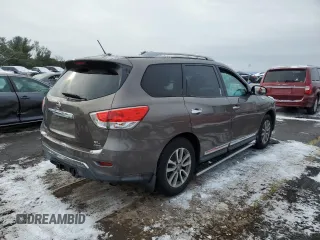2013 Nissan Pathfinder Platinum with VIN 5N1AR2MM9DC674036, listed as a Copart auction lot 86051544 with 154,805 mi miles and Salvage title. Bid and sale history available at DreamBid. Image 3.