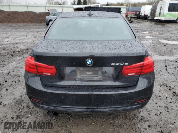 2017 BMW 3 Series 330e iPerformance with VIN WBA8E1C33HA029236, listed as a Copart auction lot 45122765 with 157,634 mi miles and Clean Title. Bid and sale history available at carsss.com. Image 6.