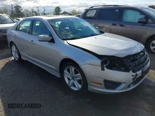 2010 Ford Fusion SPORT with VIN 3FAHP0KC6AR106448, listed as a IAAI auction lot 42025993 with 110,339 mi miles. Bid and sale history available at carsss.com. Image 1.