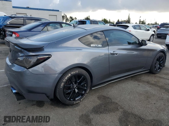 2016 Hyundai Genesis Coupe 3.8L Base with VIN KMHHT6KJ0GU135853, listed as a Copart auction lot 80158954 with 93,143 mi miles and Salvage Title. Bid and sale history available at carsss.com. Image 3.