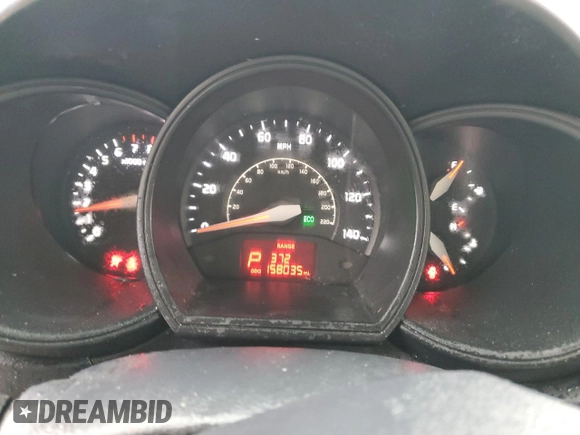 2015 Kia Rio LX with VIN KNADM4A3XF6440784, listed as a Copart auction lot 54134205 with 158,035 mi miles and Non Repairable. Bid and sale history available at carsss.com. Image 9.